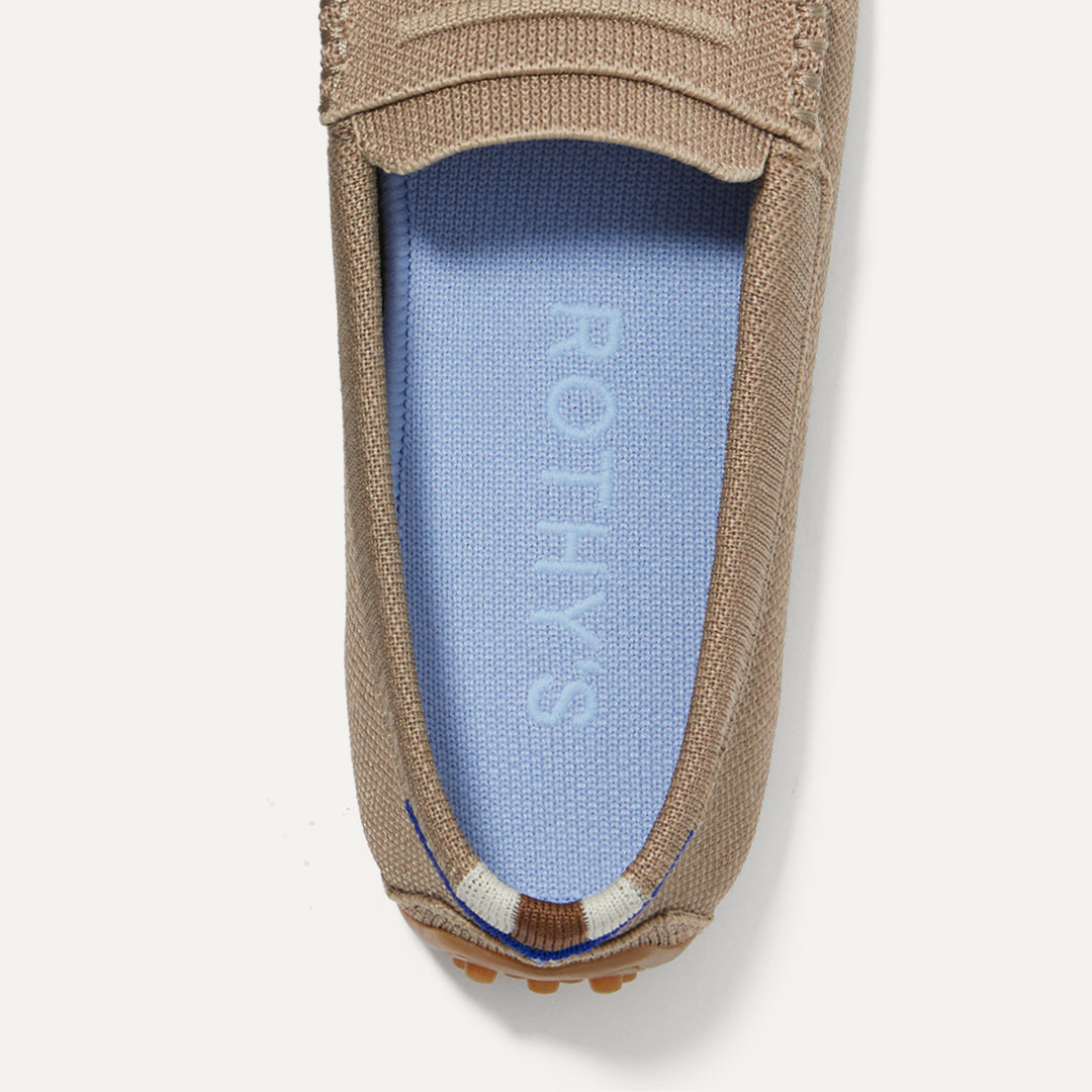 A close up view of the insole of The Driver.