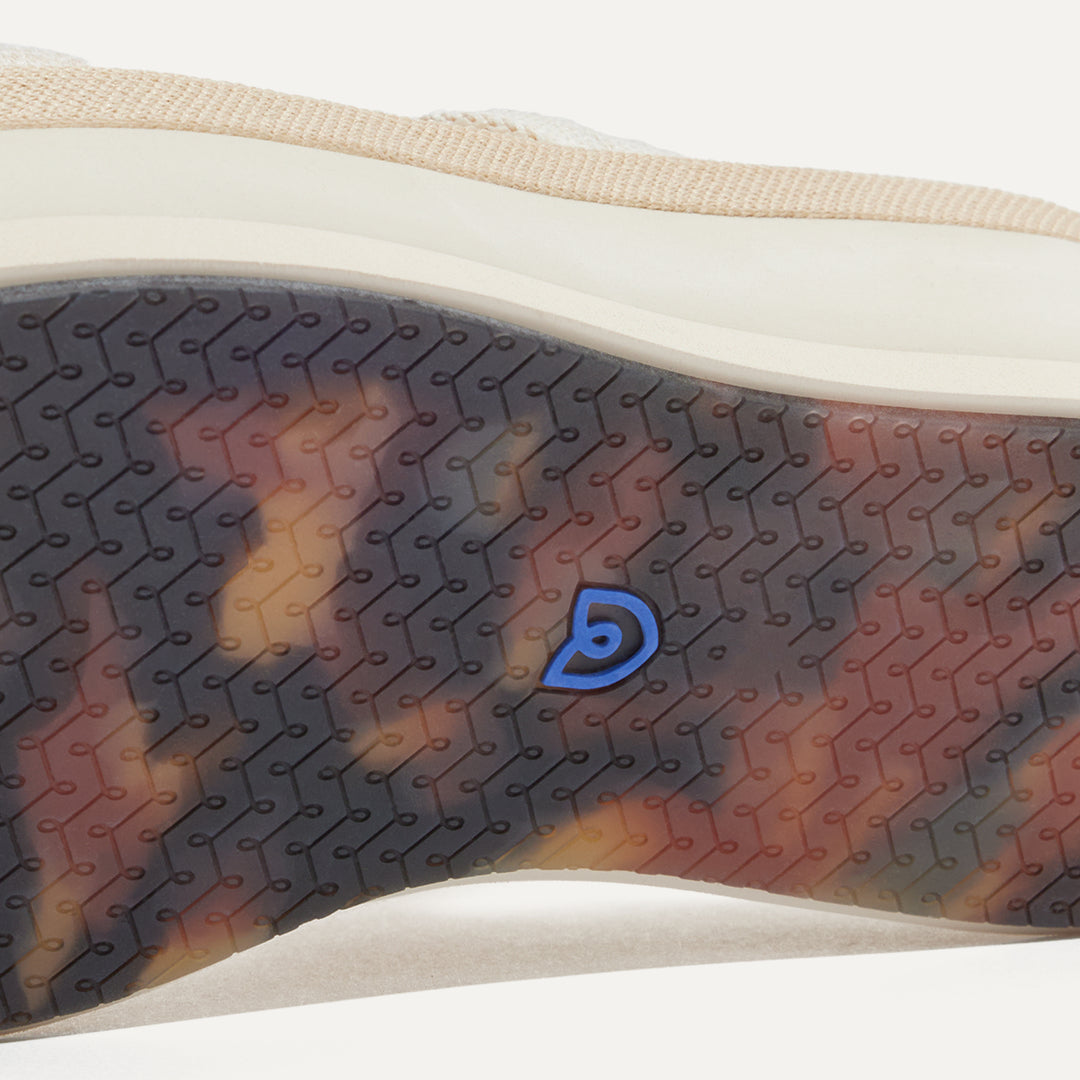 A close up view of the outsole of The Lightweight Wedge.