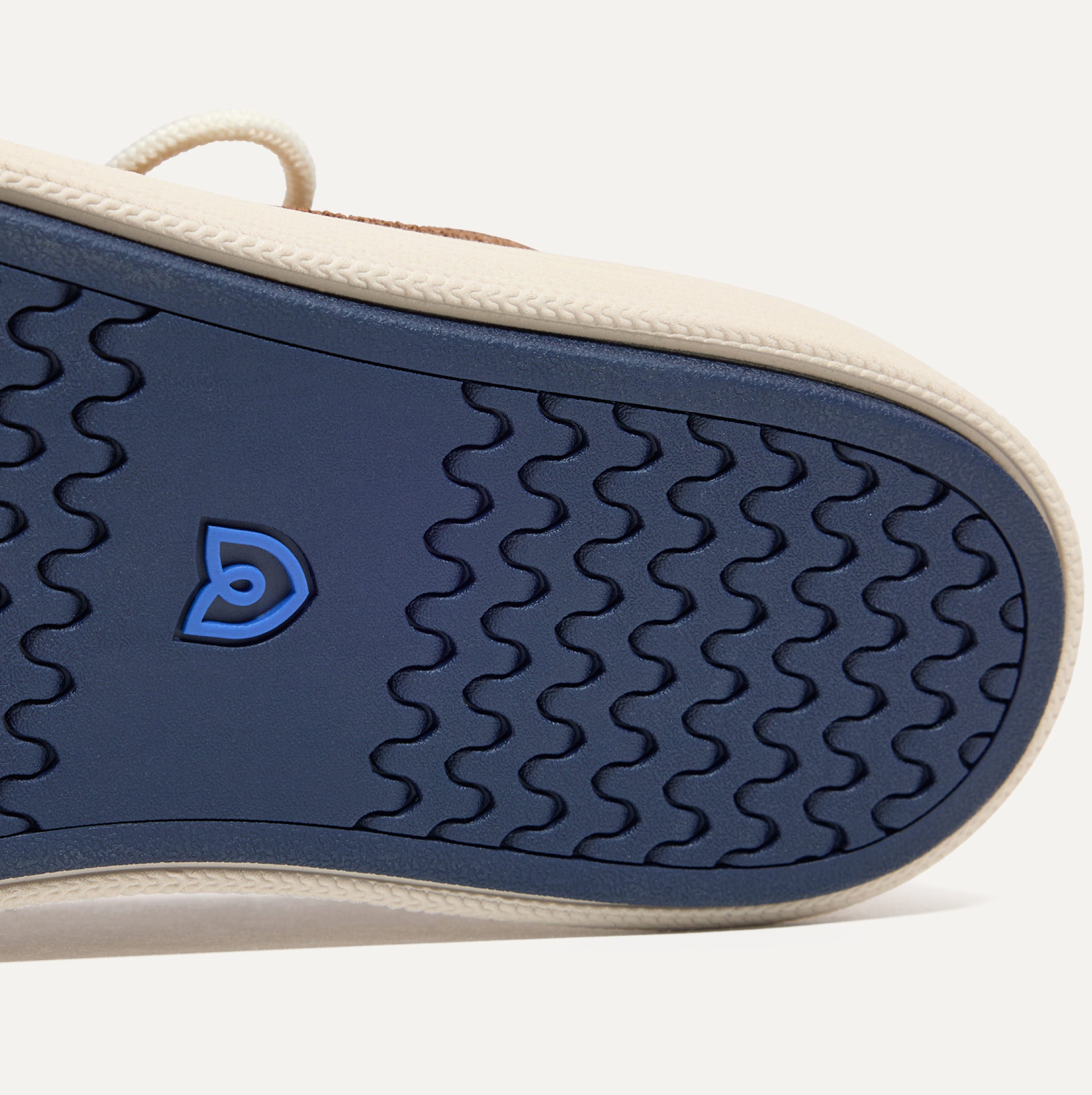 Close up of The Ravello Boat Shoe outsole.
